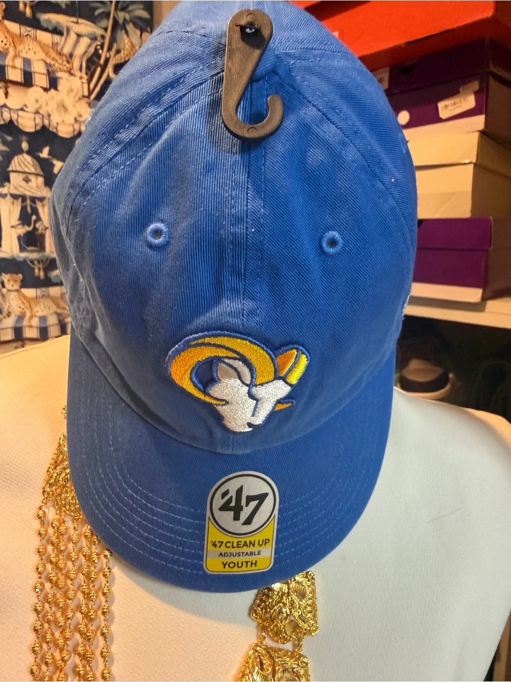 LA Rams Youth Adjustable Cap